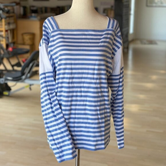 Tommy Hilfiger NWT Striped Top L Large - Picture 1 of 4